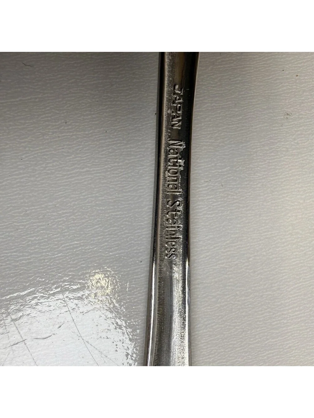 National Stainless Flatware Dinner Butter Knives Japan Medford Vintage Silver
